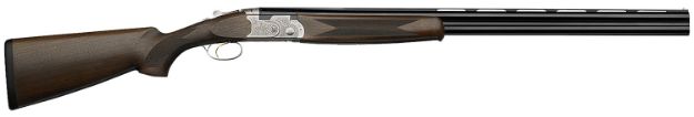 Picture of Beretta USA J686FR8 686 Silver Pigeon I 28/410 Gauge 28", Silver/Blued, Fixed Checkered Oil Walnut Stock