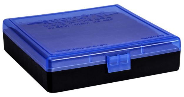 Picture of Berry's 67789 Ammo Box  40S&W/45ACP Blue/Black Polypropylene 100rd