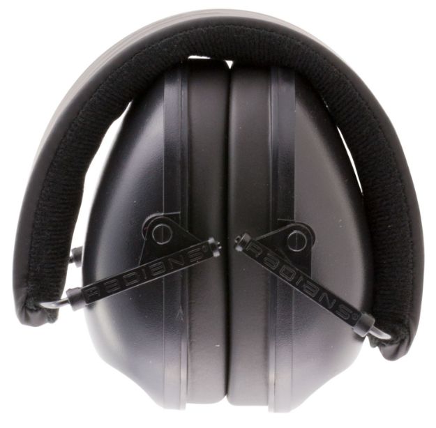 Picture of Radians LSO100CS Lowset Muff Polymer 21 dB Over the Head Black Adult 1 Pair