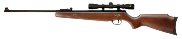 Picture of Beeman 1051 Teton Combo Spring Piston 177 Pellet Black Rec/Barrel Hardwood Stock Includes 4x32mm Scope