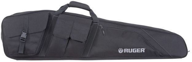 Picture of Ruger 27932 Defiance Tactical Rifle Case  42" Black Endura with Ruger Logo, Carry Handle, Knit Lining, Mag Pocket, Accessory Pockets & Lockable Zipper