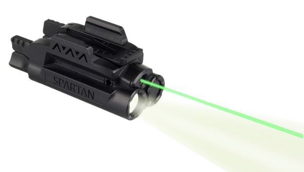 Picture of LaserMax SPSCG Green Spartan Light/Laser  Black  120 Lumens White LED