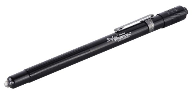 Picture of Streamlight 65006 Stylus PenLight  Black Anodized 2 Lumens Red LED