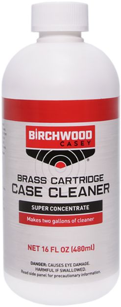 Picture of Birchwood Casey 33845 Brass Cartridge Case Cleaner 16 oz. Bottle