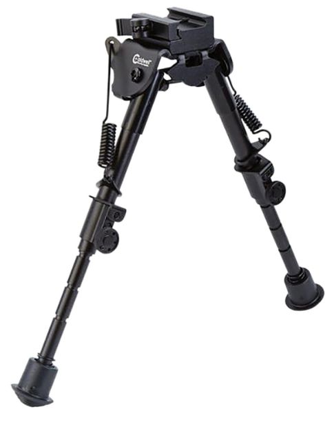 Picture of Caldwell 110140 Pic Rail XLA Fixed Bipod 6-9" Vertical Adjustment, Black Aluminum