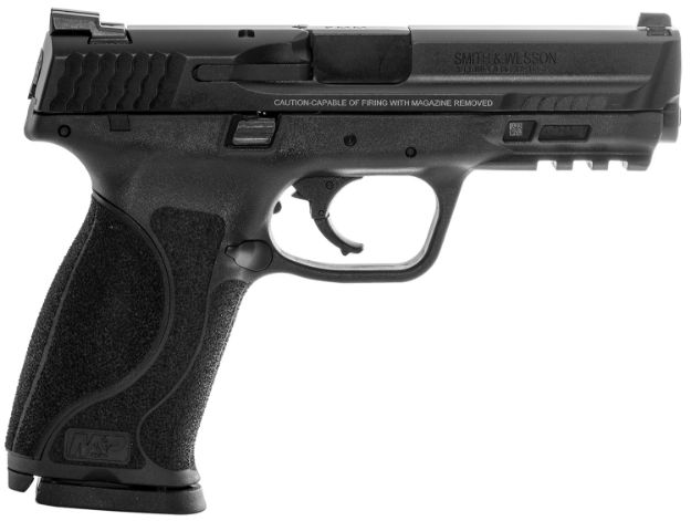 Picture of Smith & Wesson LE 11518 M&P 9 M2.0 
9mm Luger Double 4.25" 17+1 Black Interchangeable Backstrap Grip Black Stainless Steel Slide