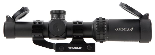 Picture of TruGlo TG-8514TLR Omnia Tactical Black Anodized 1-4x24mm 30mm Tube Illuminated APTR Reticle