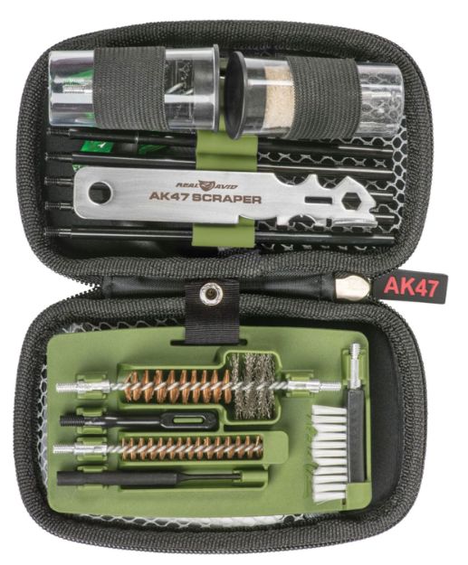 Picture of Real Avid AVGCKAK47 Gun Boss Cleaning Kit AK47/Green Weather Proof Ballistic Nylon Case