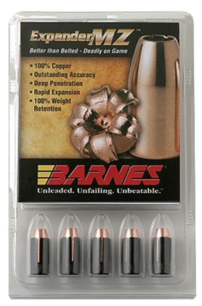 Picture of Barnes Bullets 30506 Expander MZ Muzzleloader 45 ExpanderMZ Hollow Point 195gr 15rd/Box