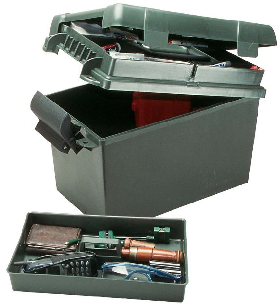 Picture of MTM Case-Gard SPUD111 Sportsmen's Plus Utility Dry Box Forest Green Polypropylene