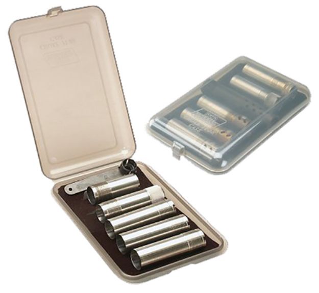 Picture of MTM Case-Gard CT641 Choke Tube Case  Holds 6rd Chokes Polypropylene Clear Smoke