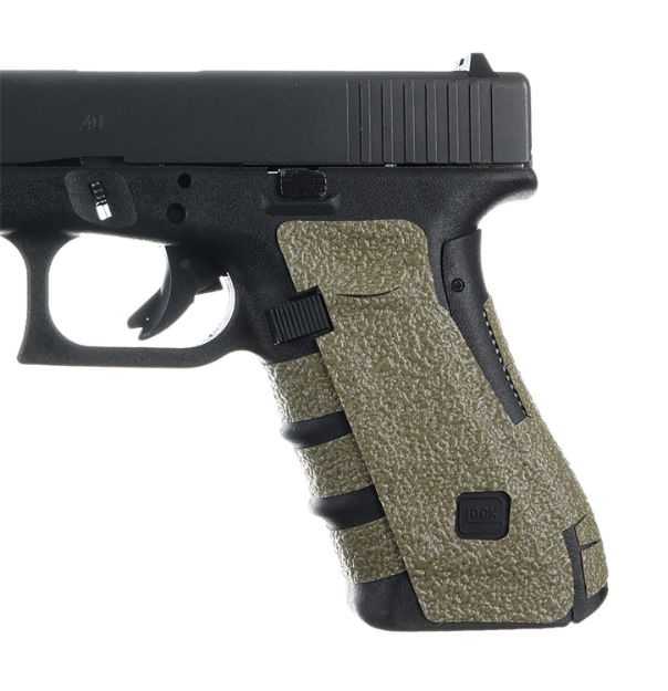 Picture of Talon Grips 103M Adhesive Grip  Compatible w/Glock Gen3 17/22/24/31/34/35/37, Moss Textured Rubber