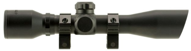 Picture of TruGlo TG8504BD Compact  Black Anodized Matte Black 4x 32mm 1" Tube Diamond Reticle