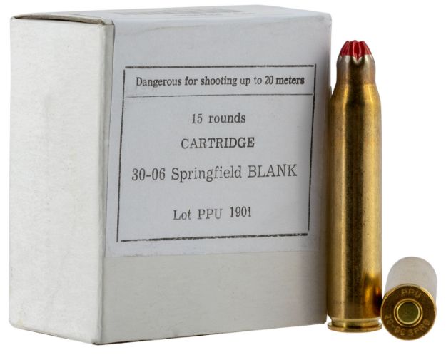 Picture of PPU PPB3006 Blank Ammo  30-06Springfield 15 Per Box/54 Case