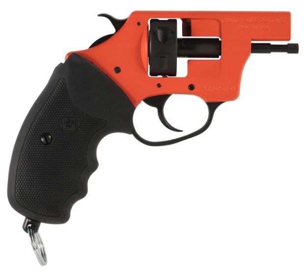 Picture of Charter Arms 82090 Pro 209  209 Primers, 6rd Orange Cerakote Aluminum Frame, Black Rubber Grips