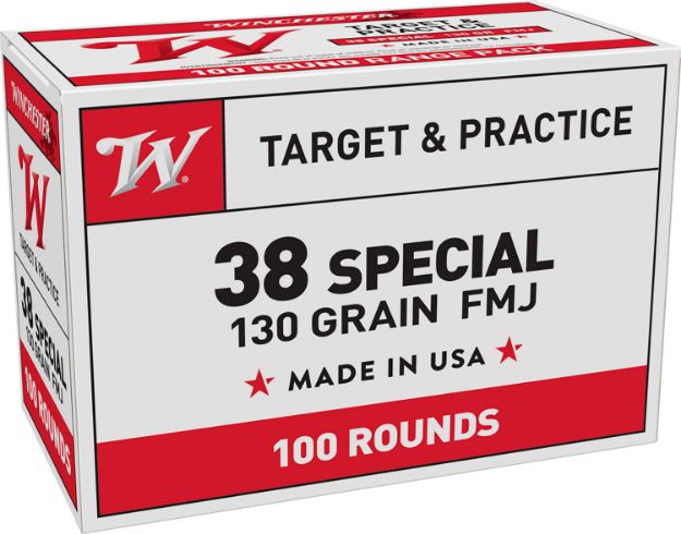 Picture of Winchester Ammo USA38SPVP USA Value Pack 38Special 130gr Full Metal Jacket 100 Per Box/5 Case