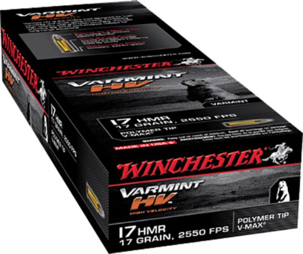 Picture of Winchester Ammo S17HMR1 Varmint HV  17HMR 17gr Hornady V Max 50 Per Box/20 Case