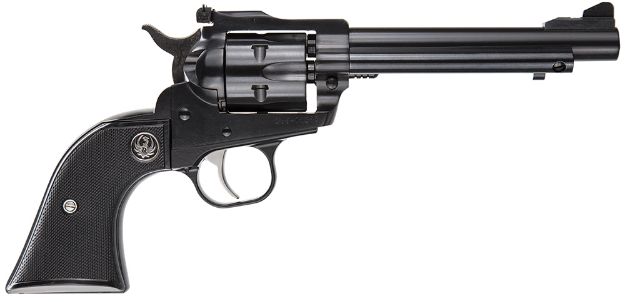 Picture of Ruger 0621 Single-Six Convertible 22 LR/22 WMR 6rd 5.50" Blued Alloy Steel Barrel, Cylinder & Frame, Checkered Rubber Grip, Transfer Bar Safety, Exposed Hammer