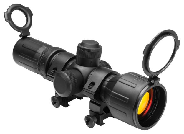 Picture of NcStar SEECR3942R Tactical Compact 3-9x42mm Red/Green Illuminated P4 Sniper Reticle 30mm Tube One Piece Aluminum Body w/Rubber Outer Coating