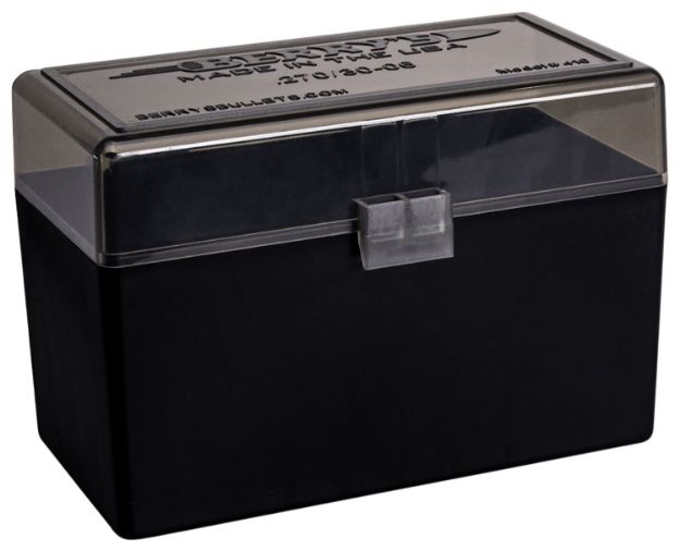 Picture of Berry's 32019 Ammo Box  270Win/30-06Springfield Smoke/Black Polypropylene 50rd