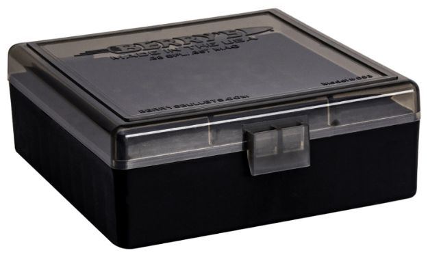 Picture of Berry's 75321 Ammo Box  38Special/357Mag Smoke/Black Polypropylene 100rd