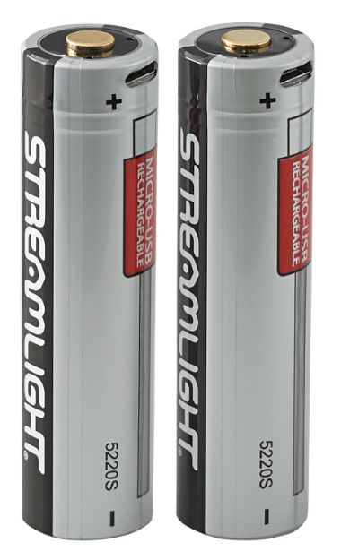 Picture of Streamlight 22102 SL-B26  Silver/Black 2,600 mAh Fits PolyTac X USB/ProTac X 90 X USB (2) Single Pack