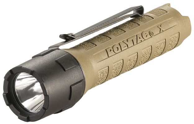 Picture of Streamlight 88602 PolyTac X Flashlight  Coyote 35/260/600 Lumens White LED