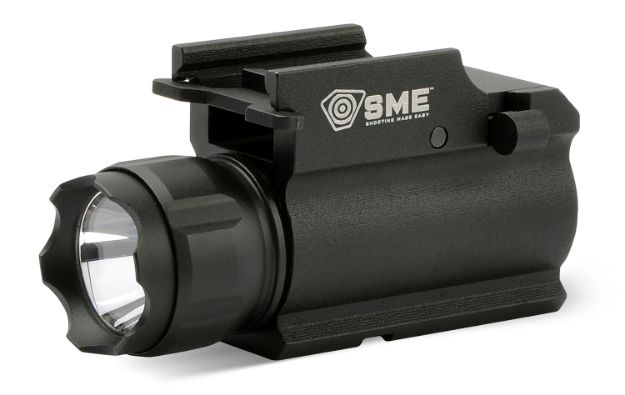 Picture of SME SMEWL Rail Mounted Pistol Weapon Light  Black 250 Lumens White Cree LED