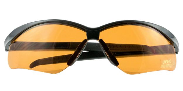 Picture of Walker's GWPSGLAMB Sport Glasses Crosshair Adult Amber Lens Polycarbonate Black Frame