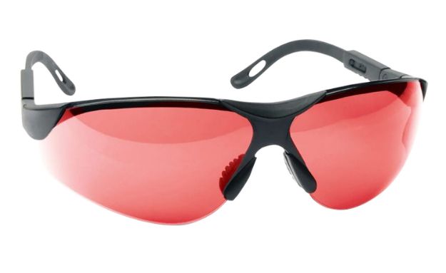 Picture of Walker's GWPXSGLVER Sport Glasses Elite Adult Vermilion Lens Polycarbonate Black Frame