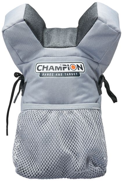 Picture of Champion Targets 40895 Rail Rider Shooting Rest Front Bag Gray w/Black Panels