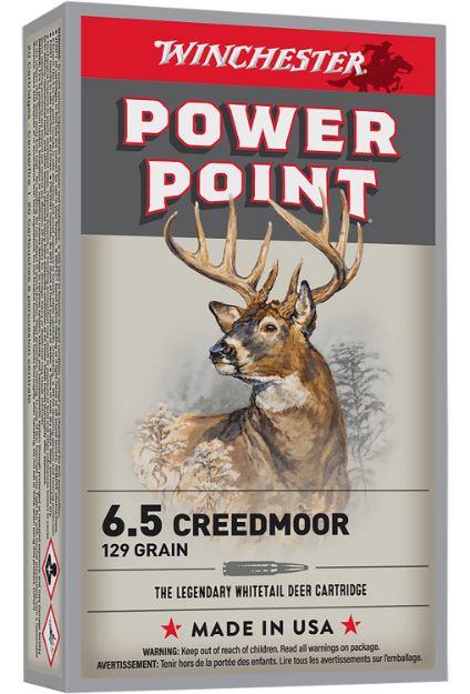 Picture of Winchester Ammo X651 Power-Point  6.5Creedmoor 129gr 20 Per Box/10 Case