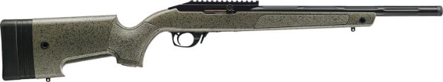 Picture of Bergara Rifles BXR001 BXR  22 LR 10+1 16.50" Matte Blued Fluted Chromoly Steel Barrel, Matte Blued Aluminum Receiver, Black Speckled Green Synthetic Stock, Right Hand