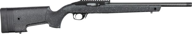 Picture of Bergara Rifles BXR002 BXR  22 LR 10+1 16.50" Carbon Fiber Barrel, Matte Blued Aluminum Receiver, Gray Speckled Black Synthetic Stock, Right Hand