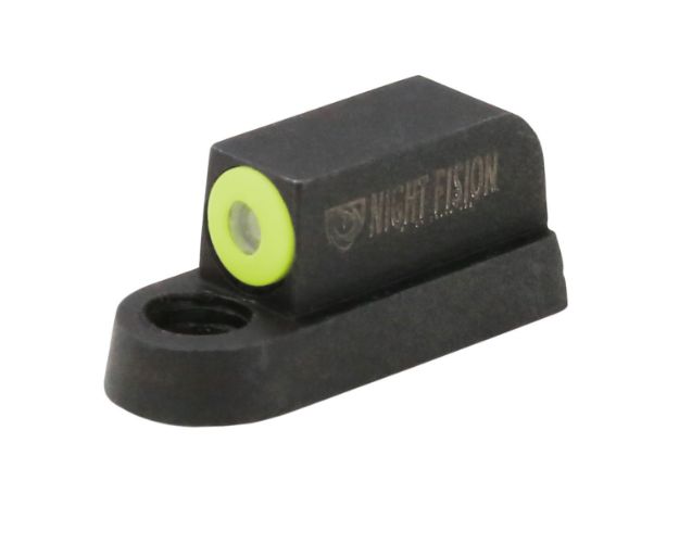 Picture of Night Fision CZU075001YGXX Tritium Front Sight for CZ-USA  Green Tritium Yellow Outline Front Sight CZ P-07/P-09/P-10