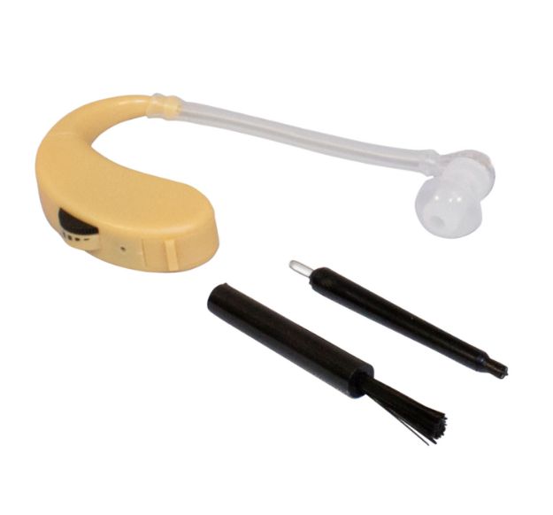 Picture of Walker's GWPUE1001 Ultra Ear BTE Hearing Enhancer Plastic 105 dB Behind the Ear Natural