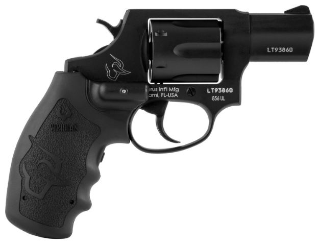 Picture of Taurus 2-856021ULVL 856 Ultra-Lite 38 Special 6rd 2" Matte Black Cylinder & Barrel Matte Black Anodized Aluminum Frame Black Polymer Grip w/Viridian Laser