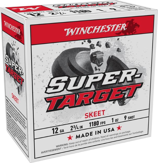 Picture of Winchester Ammo TRGTL129 Super-Target Xtra-Lite 12Gauge 2.75" 1oz 9Shot 25 Per Box/10 Case