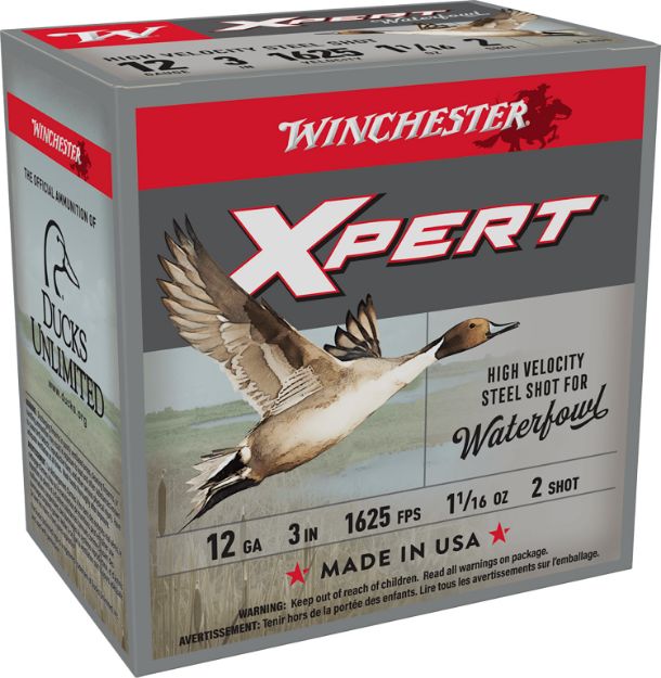 Picture of Winchester Ammo WEX123M2 Super X Xpert High Velocity 12Gauge 3" 1 1/16oz 2Shot 25 Per Box/10 Case