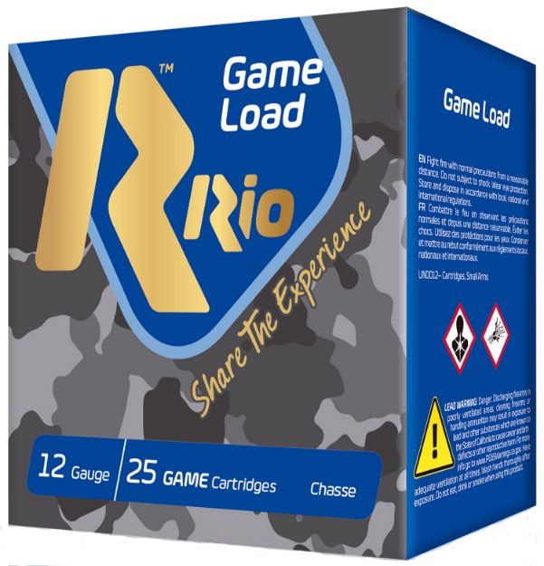 Picture of Rio Ammunition SG328 Game Load Super Game High Velocity 12Gauge 2.75" 1 1/8oz 8Shot 25 Per Box/10 Case