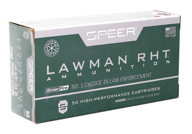 Picture of Speer 53395 Lawman Training RHT 45ACP 155gr SinterFire Frangible 50 Per Box/20 Case