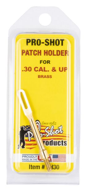 Picture of Pro-Shot PH30 Brass Patch Holder  .30 - .50 Cal Rifle/Pistol #8-32" Thread Brass