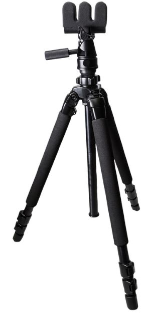 Picture of KOPF Jager KJ85001K K700 AMT Tripod made of Aluminum with Black Finish, Pivoting Reaper Grip, 360 Degree Pan & 3-Level Leg Extensions