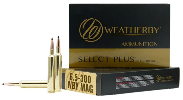 Picture of Weatherby R653156EH Select Plus  6.5-300WthbyMag 156gr Berger Extreme Outer Limits Elite 20 Per Box/10 Case