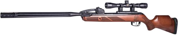 Picture of Gamo 611003875554 Swarm Bone Collector Gen 3 ITG 22 Black Black Steel Barrel Black Receiver Checkered Beechwood Beechwood w/Checkering Grip/Forearm Stock Scope 3-9x40mm