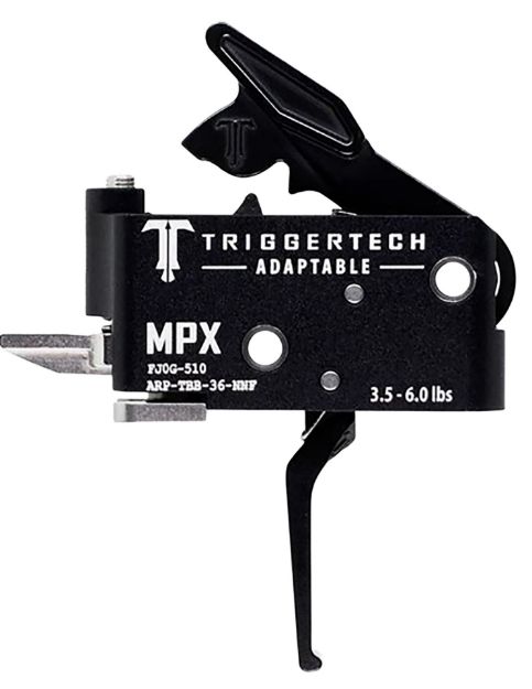 Picture of TriggerTech ARPTBB36NNF Adaptable  Two-Stage Flat Trigger with 3.50-6 lbs Draw Weight & Black PVD Finish for Sig MPX