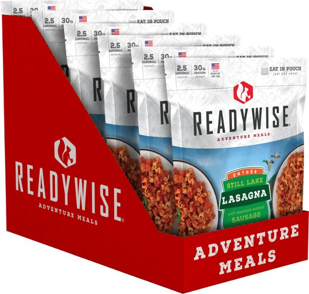 Picture of ReadyWise RW05005 Lasagna w/Sausage Freeze Dried Entrees 2.5 Servings In A Resealable Pouch, 6 Per Case