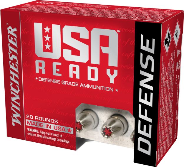 Picture of Winchester Ammo RED45HP USA Ready 45ACP 200gr Hex Vent Hollow Point 20 Per Box/10 Case