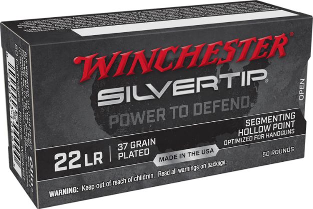 Picture of Winchester Ammo W22LRST Silvertip  22LR 37gr Silvertip Hollow Point 50 Per Box/40 Case