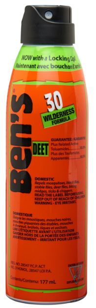 Picture of Ben's 00067178 30  Odorless Scent 6 oz Aerosol Repels Ticks & Biting Insects Effective Up to 8 hrs